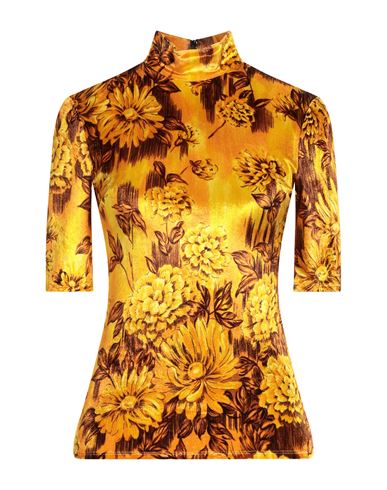 Kwaidan Editions Woman T-shirt Ocher Size 4 Viscose, Polyamide In Yellow