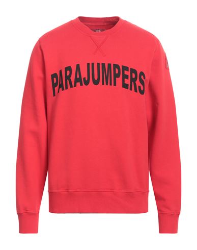 Parajumpers Man Sweatshirt Red Size Xl Cotton