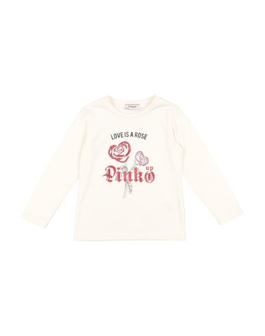 Pinko Up Babies'  Toddler Girl T-shirt White Size 5 Cotton, Lycra