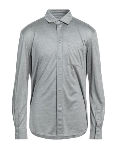 Burberry Man Shirt Grey Size 14 Silk