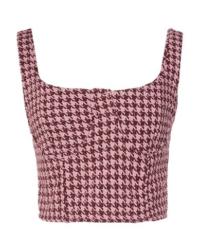 Vanessa Scott Woman Top Pastel Pink Size S Polyester, Wool
