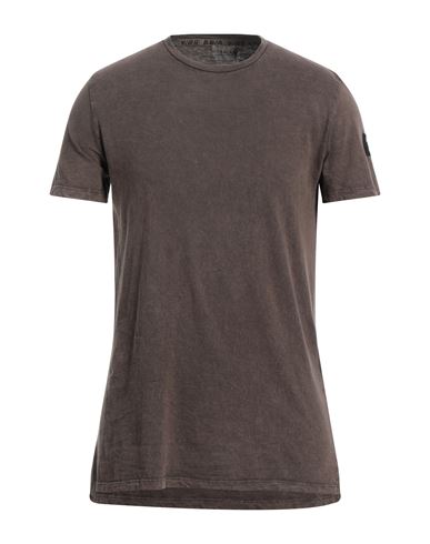 Berna Man T-shirt Cocoa Size Xl Cotton In Brown