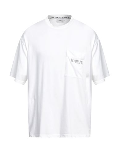 Berna Man T-shirt White Size 3 Cotton