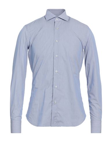 Alea Man Shirt Blue Size 15 Cotton