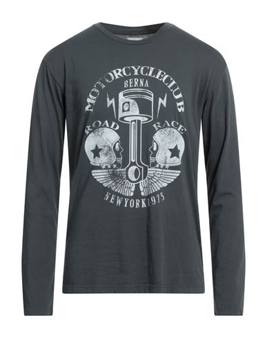 Berna Man T-shirt Grey Size Xxl Cotton