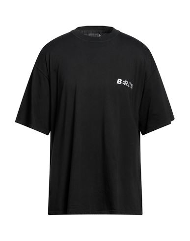 Berna Man T-shirt Black Size 2 Cotton