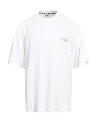 Berna Man T-shirt White Size 3 Cotton