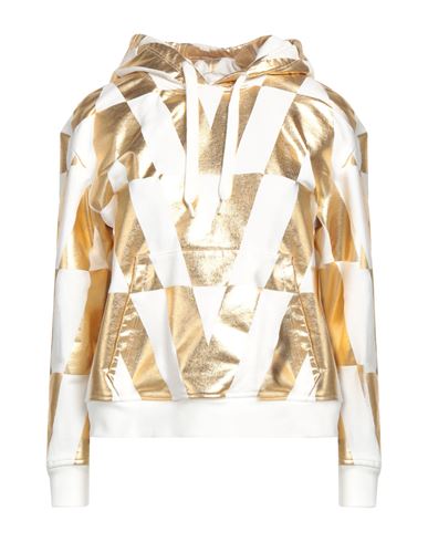 Valentino Garavani Woman Sweatshirt Gold Size L Cotton, Elastane