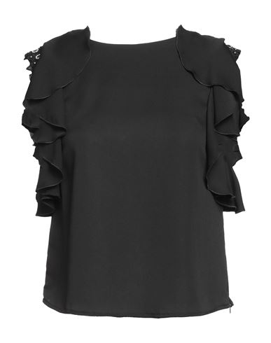 Marciano Woman Blouse Black Size 6 Polyester