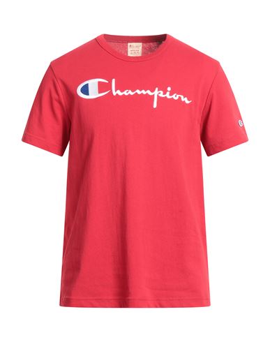 Champion Reverse Weave Man T-shirt Red Size M Cotton