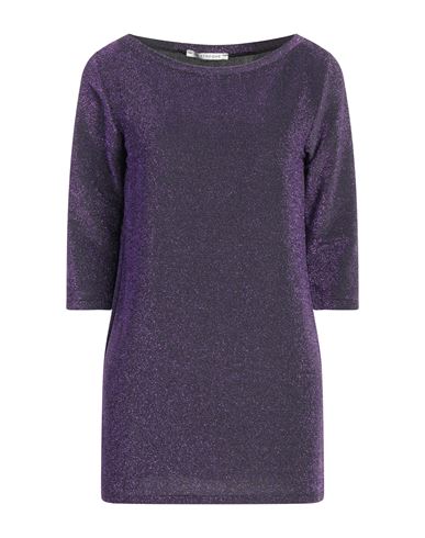 Le Streghe Woman T-shirt Purple Size S Polyamide, Polyester, Elastane