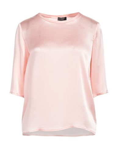 Liu •jo Woman Top Pink Size 4 Acetate, Silk