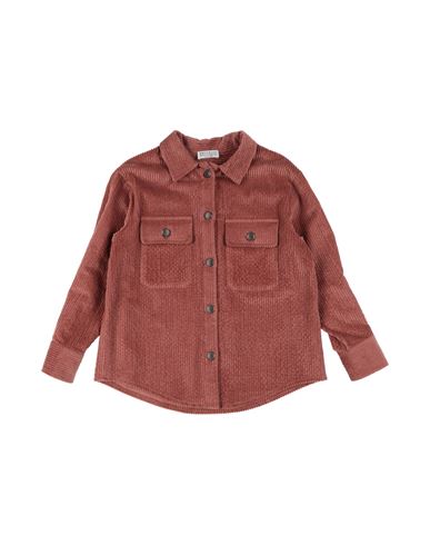 Shop Brunello Cucinelli Toddler Girl Shirt Pastel Pink Size 4 Cotton, Modal, Elastane