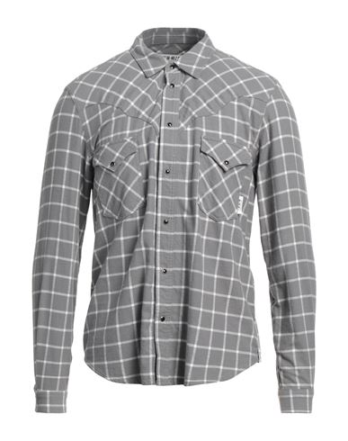 Berna Man Shirt Grey Size Xxl Cotton