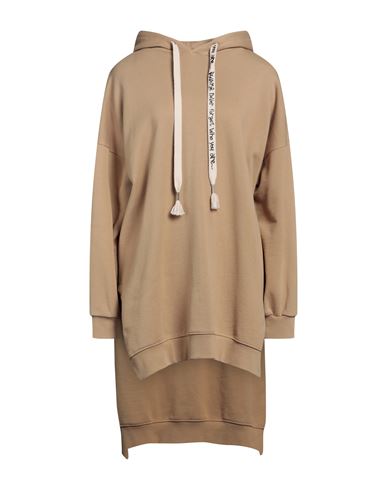 Disclaimer Woman Sweatshirt Camel Size S Cotton In Beige