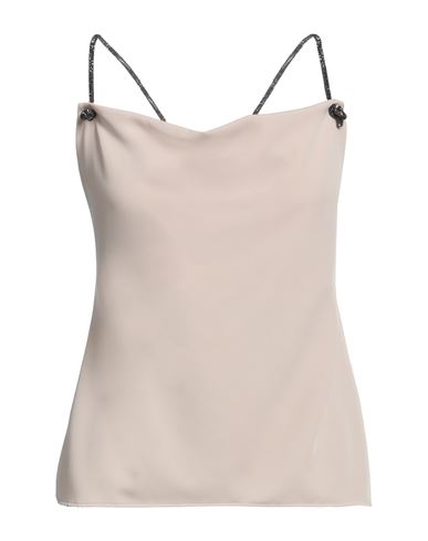 Le Streghe Woman Top Beige Size S Polyester, Elastane