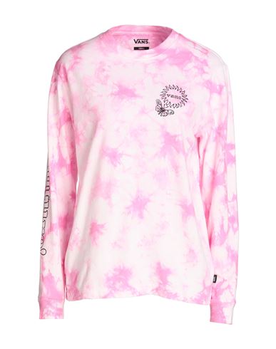 Vans Far Future Wash Ls Bff Woman T-shirt Fuchsia Size L Cotton In Pink