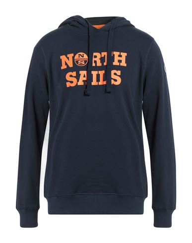 North Sails Man Sweatshirt Midnight Blue Size Xl Cotton