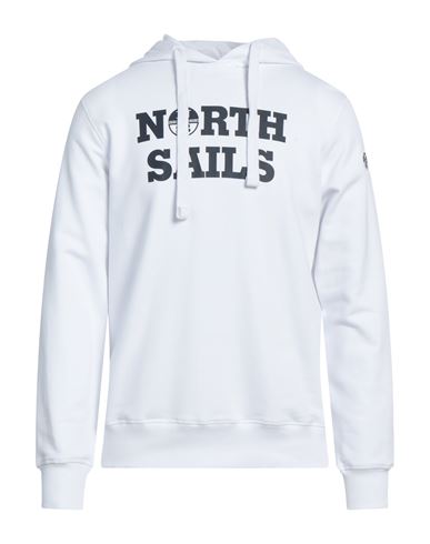 North Sails Man Sweatshirt White Size Xl Cotton