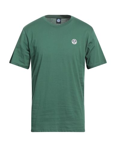 North Sails Man T-shirt Green Size Xl Cotton