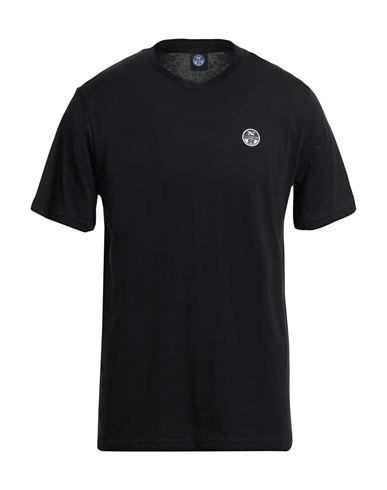 North Sails Man T-shirt Black Size L Cotton
