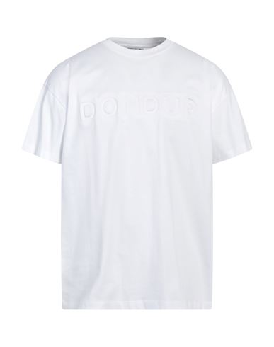 Dondup Man T-shirt White Size Xs Cotton