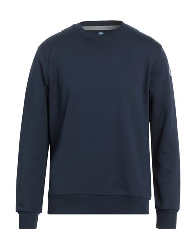 North Sails Man Sweatshirt Midnight Blue Size Xxl Cotton