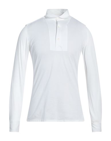 Doriani Man Polo Shirt White Size S Cotton