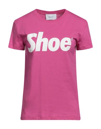 Shoe® Shoe Woman T-shirt Fuchsia Size L Cotton In Pink