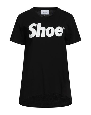 Shoe® Shoe Woman T-shirt Black Size Xs Cotton In Black