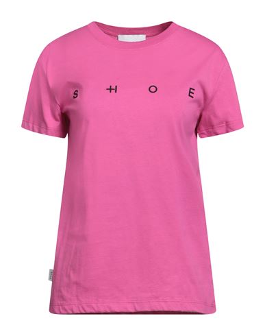 Shoe® Shoe Woman T-shirt Fuchsia Size Xl Cotton In Pink