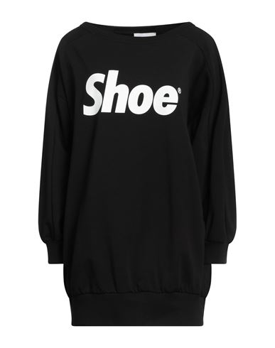 Shoe® Shoe Woman Sweatshirt Black Size Xl Cotton, Recycled Polyester