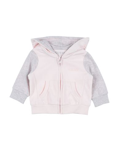 Guess Babies'  Newborn Girl Sweatshirt Pink Size 3 Cotton, Polyester