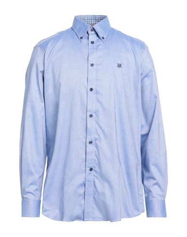 Harmont & Blaine Man Shirt Blue Size M Cotton
