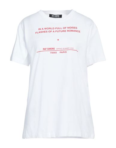 Shop Raf Simons Woman T-shirt White Size M Cotton