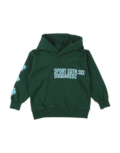 Dsquared2 Toddler Sweatshirt Green Size 6 Cotton In Green