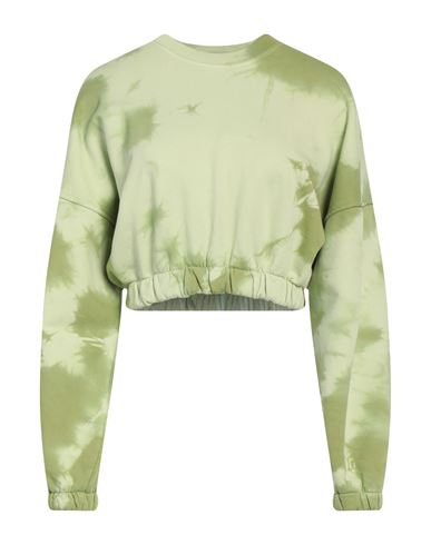 Hinnominate Woman Sweatshirt Light Green Size S Cotton