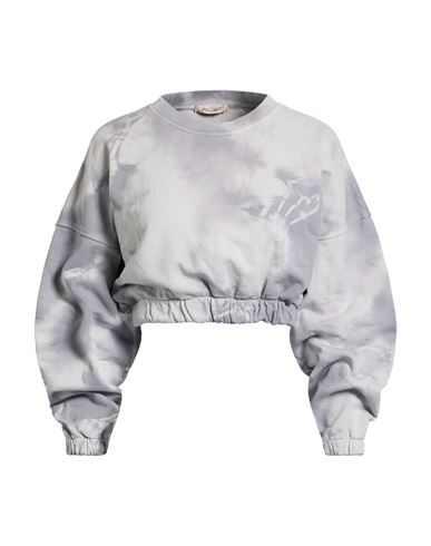 Hinnominate Woman Sweatshirt Grey Size Xs Cotton In Gray