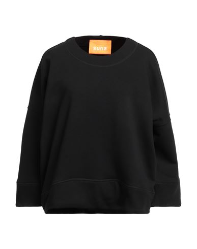 Suns Woman Sweatshirt Black Size Xs Cotton, Polyester
