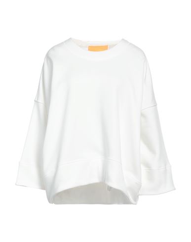 Suns Woman Sweatshirt White Size S Cotton, Polyester