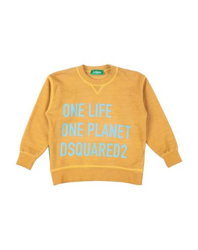 Shop Dsquared2 Toddler Sweatshirt Ocher Size 6 Cotton, Elastane In Yellow