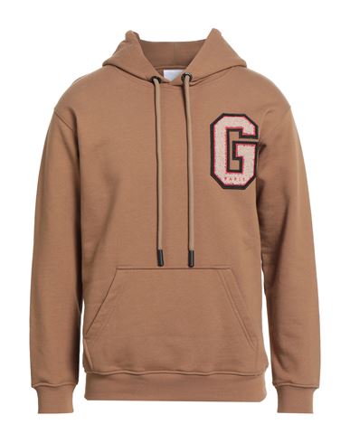 Gaelle Paris Gaëlle Paris Man Sweatshirt Brown Size M Cotton In Brown