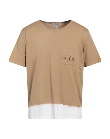 Nick Fouquet Man T-shirt Camel Size Xl Cotton In Beige