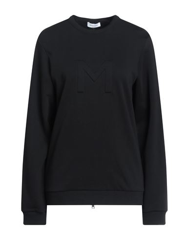 Mugler Woman Sweatshirt Black Size 8 Cotton