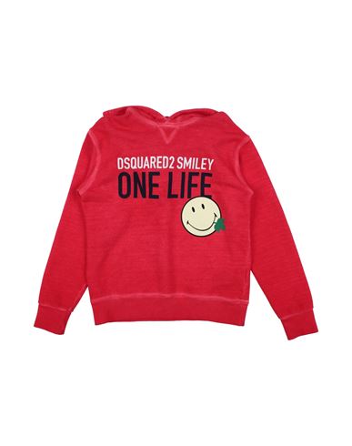 Shop Dsquared2 Toddler Sweatshirt Red Size 6 Cotton, Elastane