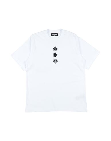 Dsquared2 Babies'  Toddler T-shirt White Size 6 Cotton In Blue