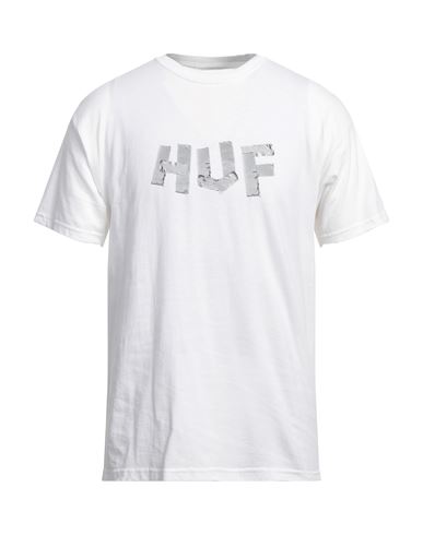 Huf Man T-shirt White Size Xl Cotton