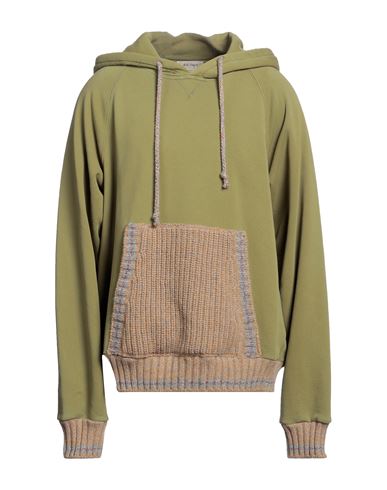 Nick Fouquet Man Sweatshirt Military Green Size L Cotton
