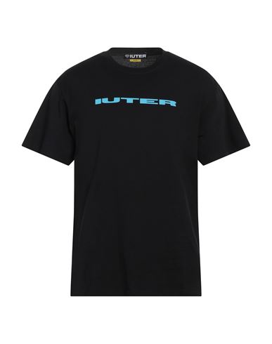 Iuter Man T-shirt Black Size Xl Cotton