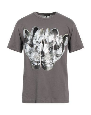 Comme Des Garçons Man T-shirt Lead Size L Cotton In Grey